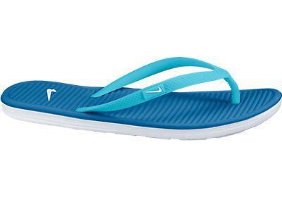 NIKE WOMENS SOLARSOFT THONG II BLUE
