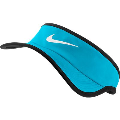 NIKE FEATHER LIGHT VISOR BLUE/BLACK