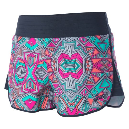 ASICS WOMENS CLEO POP SHORT TRIBAL PRINT