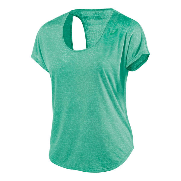 ASICS WOMENS FIT SANA GRAPHIC BURN-OUT T