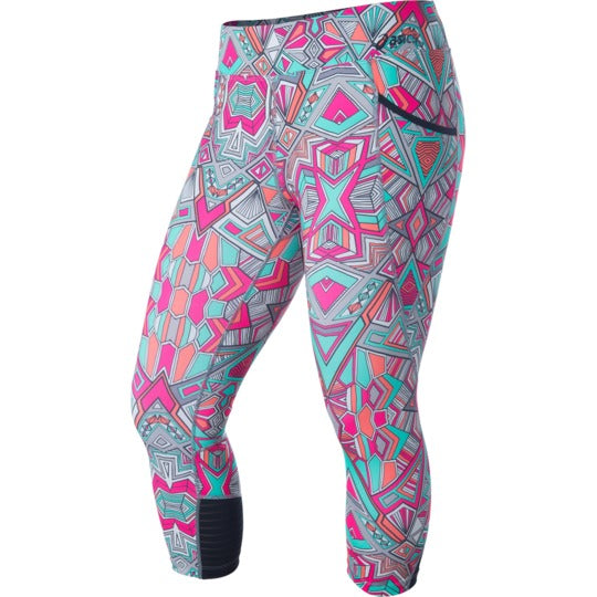ASICS WOMENS CLEO POP CAPRI TRIBAL PRINT