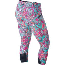 ASICS WOMENS CLEO POP CAPRI TRIBAL PRINT