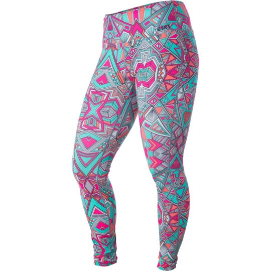 ASICS CLEO POP BARRE TIGHT TRIBAL PRINT
