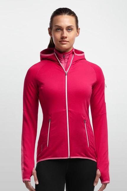 ICEBREAKER WOMENS ATOM ZIP HOOD