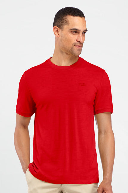 ICEBREAKER MENS TECH T LITE ROCKET