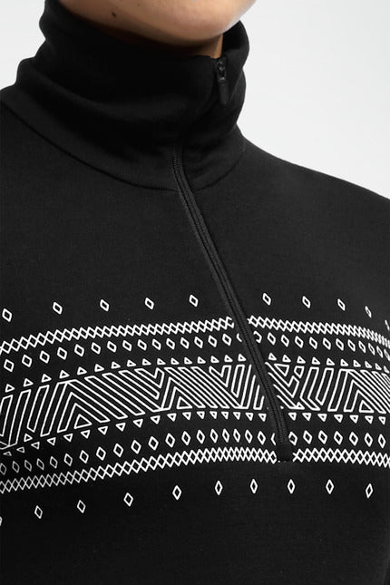 ICEBREAKER WMNS TECH LS HZ FAIR BLK