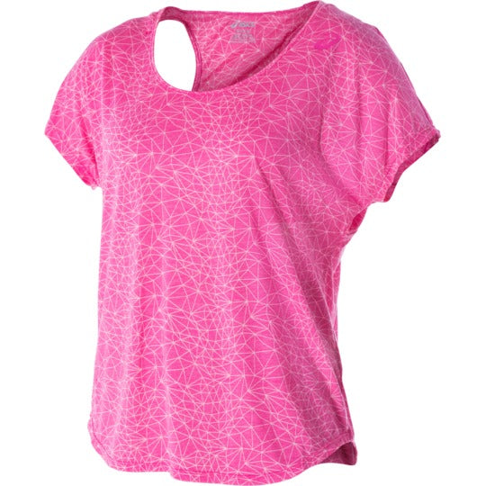 ASICS WOMEN FIT SANA BURNOUT GRAPHIC TEE