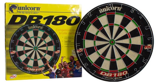 UNICORN DB 180 BRISTLE DARTBOARD