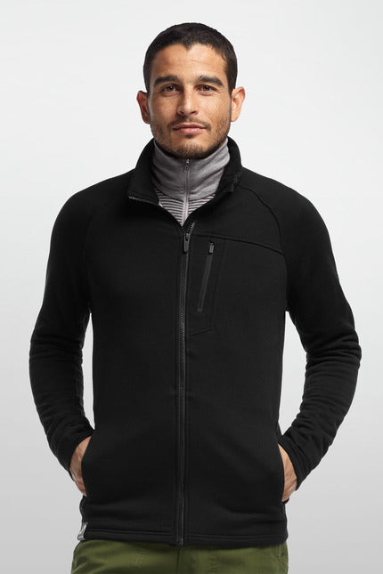 ICEBREAKER MEN SIERRA LONG SLEEVE ZIP