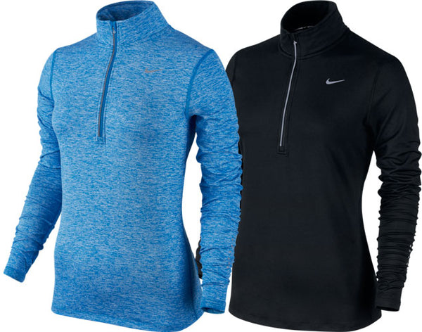 NIKE WOMEN'S ELEMENT HALF ZIP RUN TOP