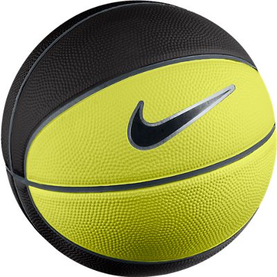 NIKE SWOOSH MINI BASKETBALL YELLOW/BLACK - Main Image