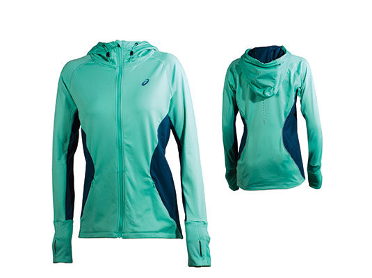 ASICS WMNS FZ HOODIE AQUA MINT