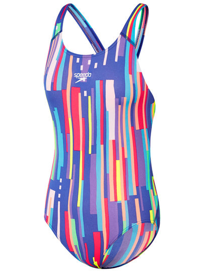 SPEEDO GIRLS COSMIC SKY LEADERBACK 1PC