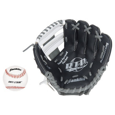 FRANKLIN 9.5" JUNIOR TEEBALL GLOVE &BALL