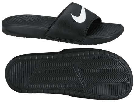 NIKE WOMENS BENASSI SWOOSH SLIDE