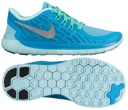 NIKE GIRLS FREE 5.0 RUNNING SHOES
