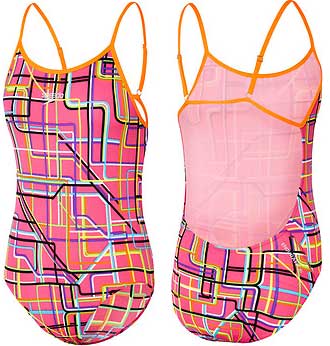 SPEEDO GIRLS SUBWAY MADNESS SWIMSUIT