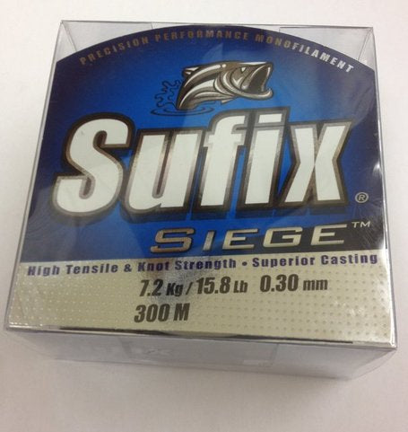SUFIX SIEGE CLEAR 300M 15.8LB