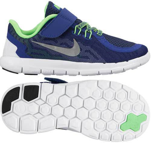 NIKE FREE 5 JUNIOR VELCRO RUNNING SHOE