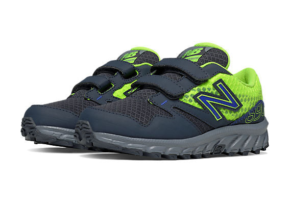 NEW BALANCE BOYS TRAIL 690 VELCRO GRY/YE