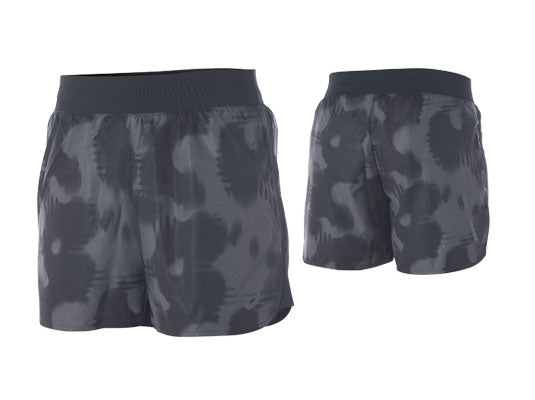 ASICS WOMENS 5.5" GREY SPLASH SHORTS