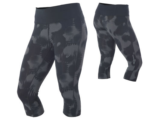 ASICS WOMENS KNEE TIGHTS GREY SPLASH