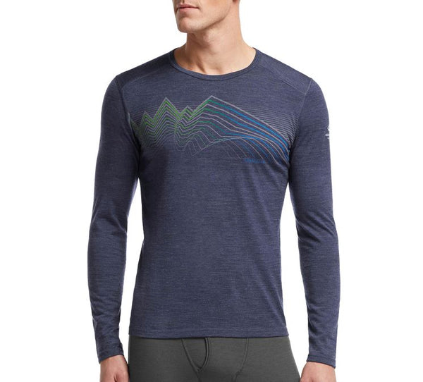 ICEBREAKER MENS OASIS LS CREWE EQUALISER