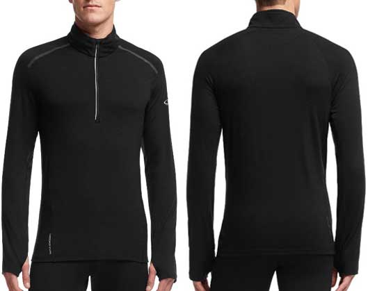 ICEBREAKER MEN'S COMET LS HALF ZIP