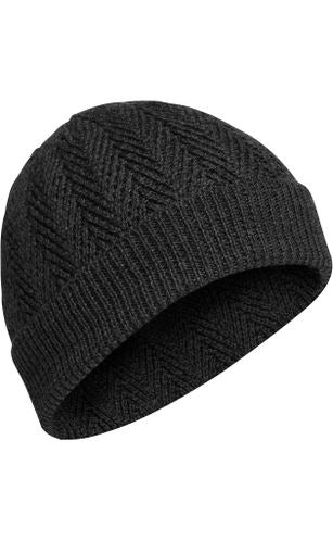 ICEBREAKER AURA HAT JET HEATHER