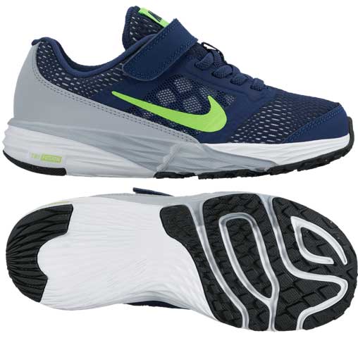 NIKE TRI FUSION JUNIOR VELCRO RUN SHOE