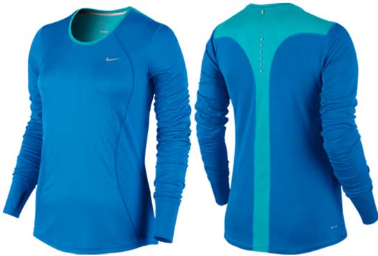 NIKE WOMEN'S RACER LONG SLEEVE TOP