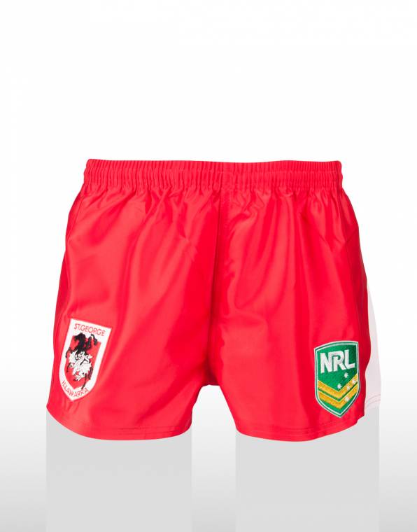 ST GEORGE DRAGONS AWAY NRL SUPPORT SHORT