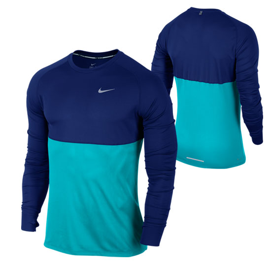 NIKE MEN'S DRI-FIT RACER LONG SLEEVE TOP
