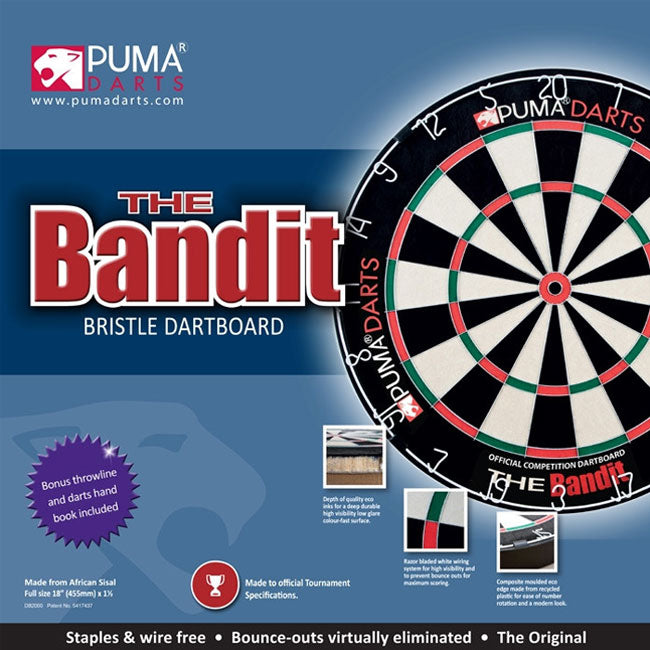 PUMA BANDIT BRISTLE DARTBOARD – The Sport Shop New Zealand
