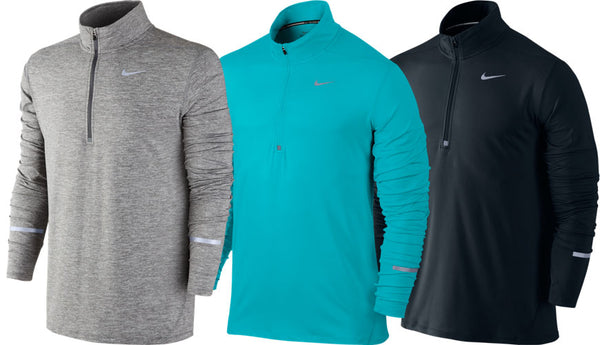 NIKE MEN'S DRI-FIT ELEMENT HALF ZIP TOP
