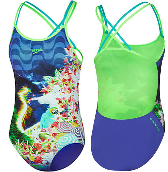 SPEEDO GIRLS WONDERFUL CITY CROSSBACK