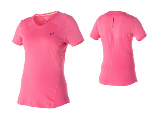 ASICS WOMEN'S FUZEX V-NECK TEE
