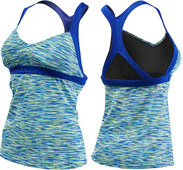 TYR WOMEN'S SONOMA V-NECK OPEN BACK TANK