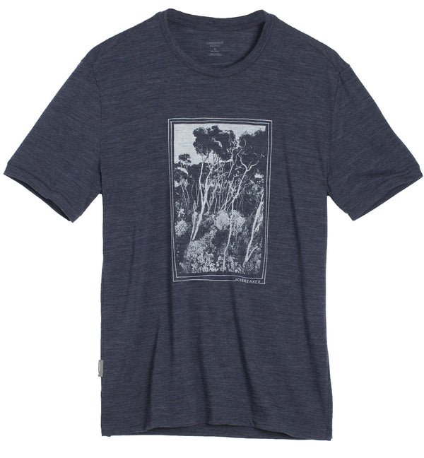ICEBREAKER MEN'S TECHLITE SHORT SLV CREW