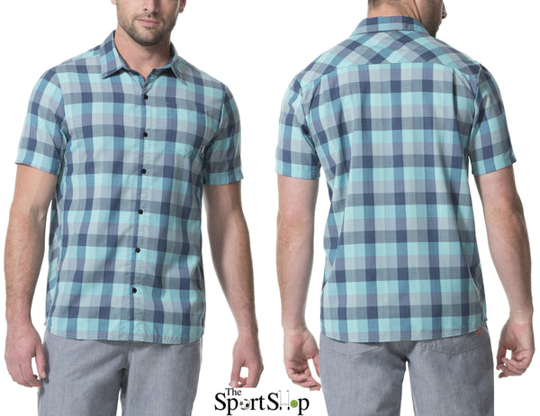 ICEBREAKER DEPARTURE II SS PLAID SHIRT