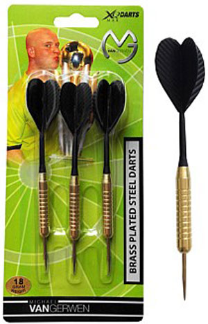 MAX DARTS VAN GERWEN BRASS PLATE SET