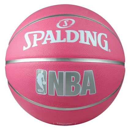 SPALDING NBA OUTDOOR SIZE 6 B/BALL PINK