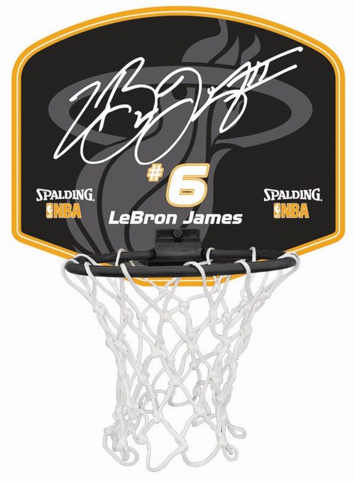 SPALDING  LEBRON JAMES MINI BACKBOARD
