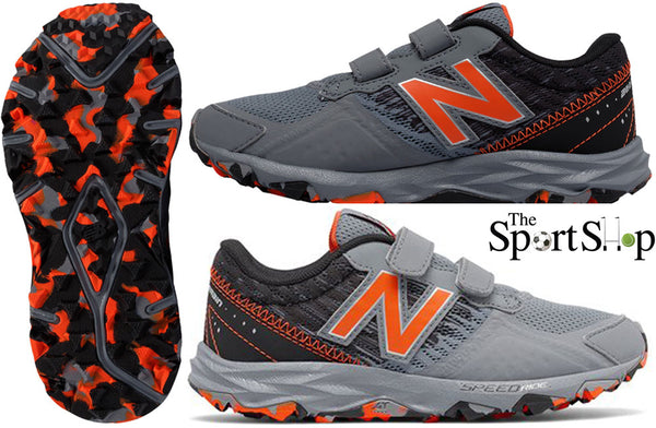 NEW BALANCE JUNIOR VELCRO TRAIL RUN SHOE