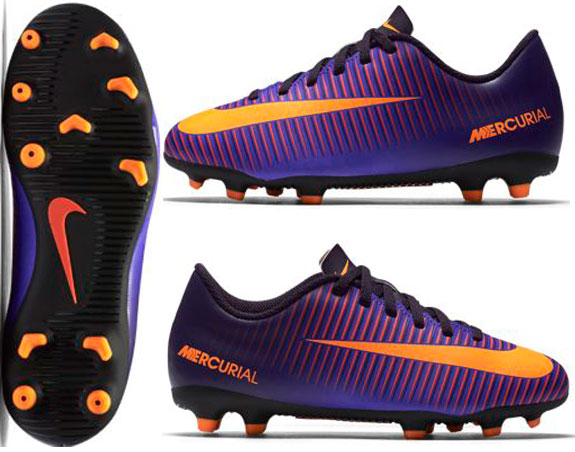 NIKE JUNIOR MERCURIAL VORTEX III FG BOOT