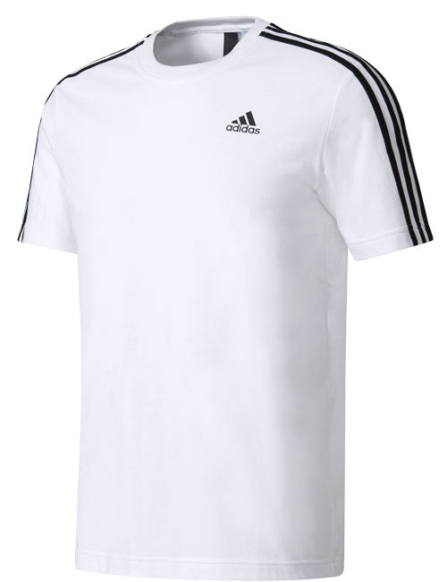 ADIDAS MEN'S ESSENTIALS 3 STRIPE TEE