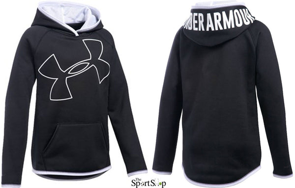UNDER ARMOUR GIRLS STORM BIG LOGO HOODIE