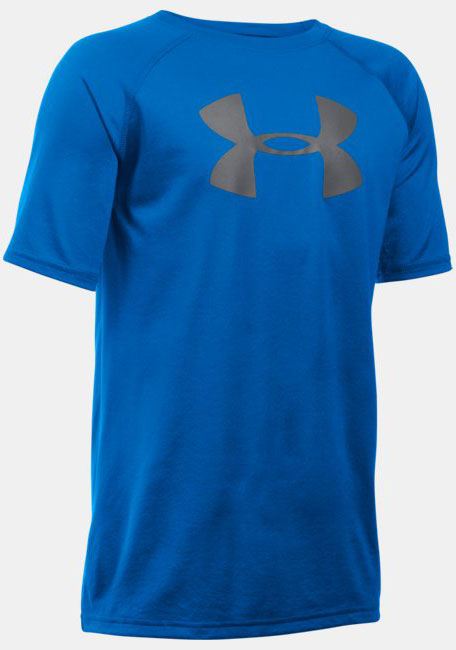 UNDER ARMOUR JUNIOR TECH BIG LOGO TEE