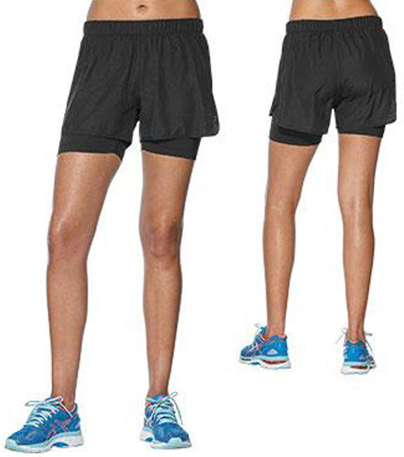 ASICS WOMEN'S 2 IN 1 RUN SHORTS