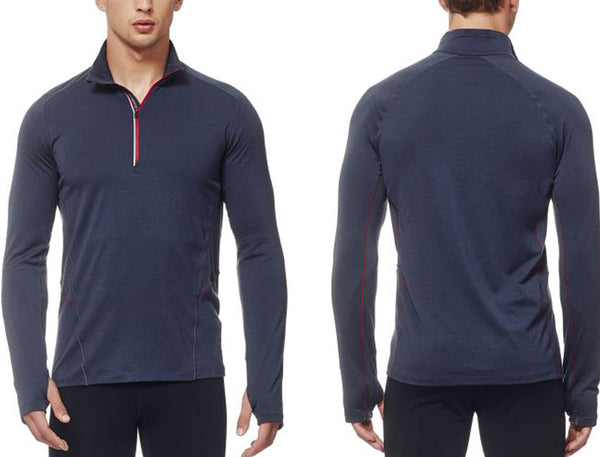 ICEBREAKER MEN'S FACTOR LS HALF ZIP